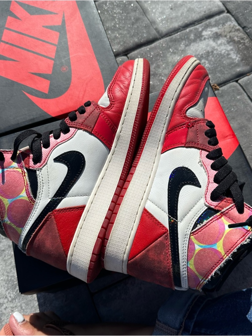 Nike Black Athletic Sneaker Interior View